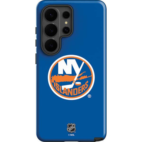 NHL New York Islanders Solid Background Galaxy S26 Ultra Impact Case