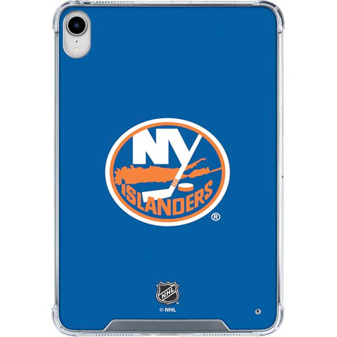 NHL New York Islanders Solid Background iPad 11th Gen (2025) Clear Case