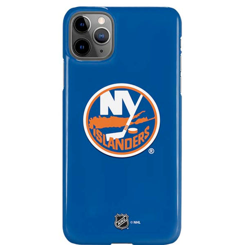 NHL New York Islanders Solid Background iPhone Cases
