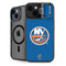 NHL New York Islanders Solid Background iPhone 15 Plus Kickstand Case