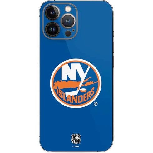 NHL New York Islanders Solid Background iPhone 15 Pro Max Skin