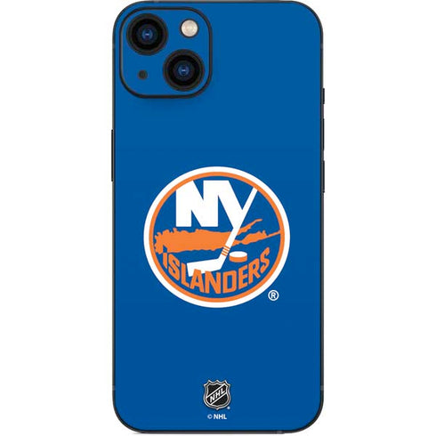 NHL New York Islanders Solid Background iPhone 15 Skin