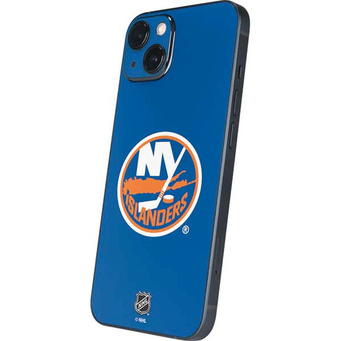 NHL New York Islanders Solid Background iPhone 15 Skin