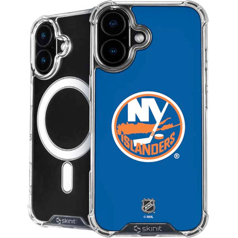 NHL New York Islanders Solid Background iPhone 16 MagSafe Case