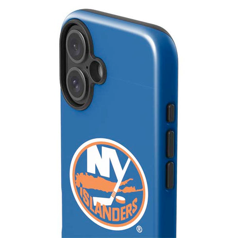 NHL New York Islanders Solid Background iPhone 16 Plus Impact Case