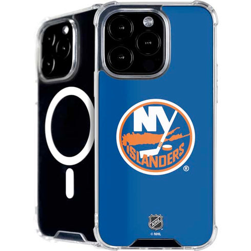 NHL New York Islanders Solid Background iPhone 16 Pro MagSafe Case