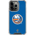 NHL New York Islanders Solid Background iPhone 16 Pro Max Clear Case