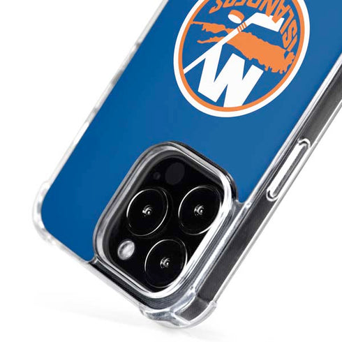 NHL New York Islanders Solid Background iPhone 16 Pro Max MagSafe Case