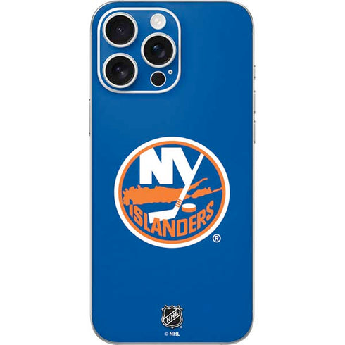 NHL New York Islanders Solid Background iPhone 16 Pro Max Skin