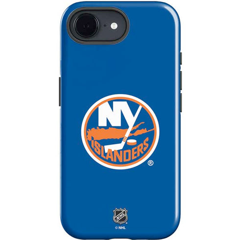 NHL New York Islanders Solid Background iPhone 16e Impact Case