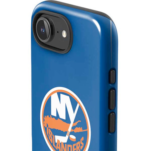 NHL New York Islanders Solid Background iPhone 16e Impact Case