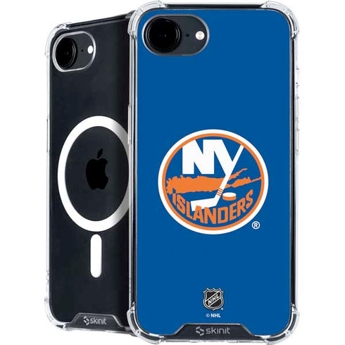 NHL New York Islanders Solid Background iPhone 16e MagSafe Case