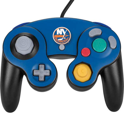 NHL New York Islanders Solid Background Nintendo Skins