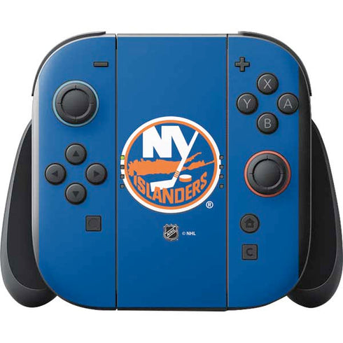 NHL New York Islanders Solid Background Nintendo Switch 2 (2025) with Joy-Con Skin