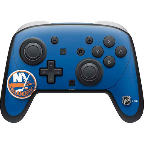 NHL New York Islanders Solid Background Nintendo Switch 2 (2025) Pro Controller Skin