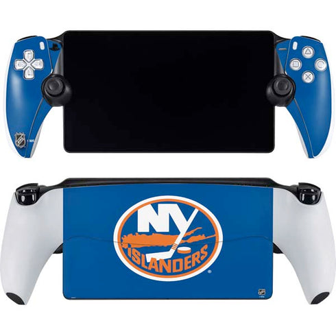 NHL New York Islanders Solid Background PlayStation Portal Remote Player Skin