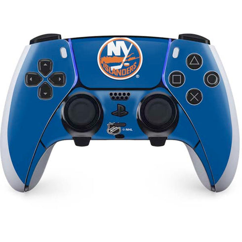 NHL New York Islanders Solid Background PS5 DualSense Edge Pro Controller Skin