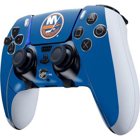 NHL New York Islanders Solid Background PS5 DualSense Edge Pro Controller Skin