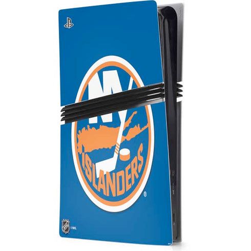 NHL New York Islanders Solid Background PS5 Pro Console Skin