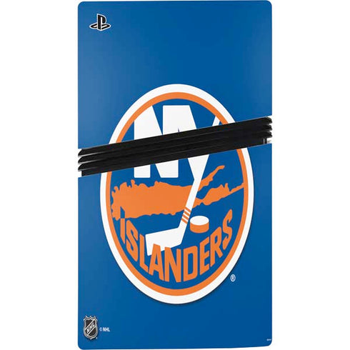 NHL New York Islanders Solid Background PS5 Pro Console Skin