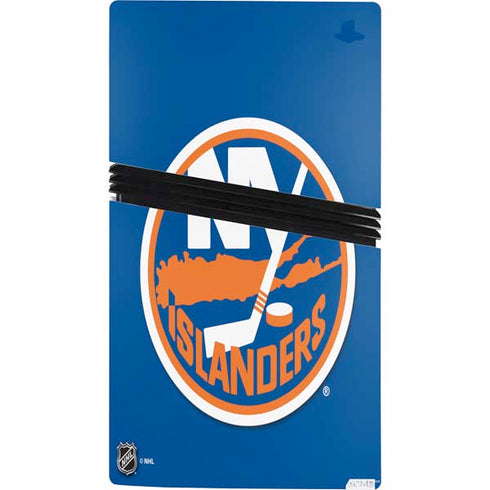 NHL New York Islanders Solid Background PS5 Pro Console Skin