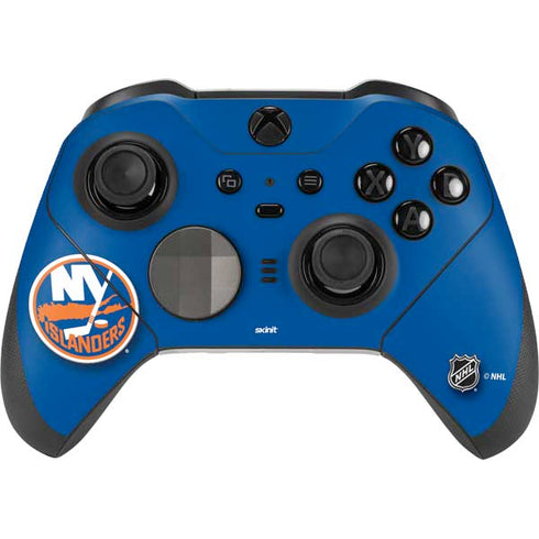 NHL New York Islanders Solid Background Xbox Elite Wireless Controller Series 2 Skin