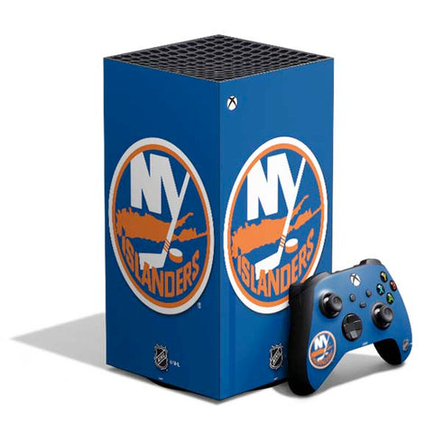 NHL New York Islanders Solid Background XBox Series X Digital Edition Bundle Skin