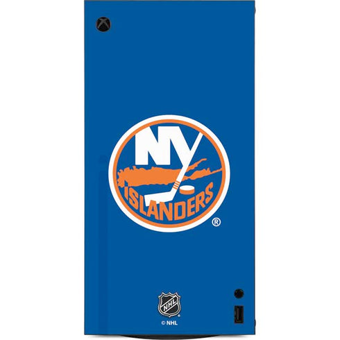 NHL New York Islanders Solid Background XBox Series X Digital Edition Console Skin