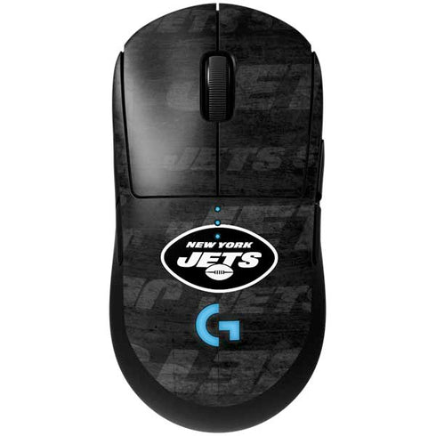 NFL New York Jets Black & White G Pro Wireless Gaming Mouse Skin