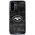 NFL New York Jets Black & White Galaxy A36 5G Clear Case
