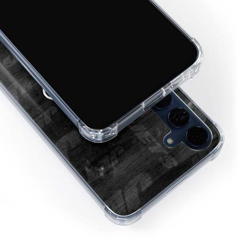 NFL New York Jets Black & White Galaxy A55 5G Clear Case