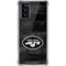 NFL New York Jets Black & White Galaxy Note20 5G Clear Case