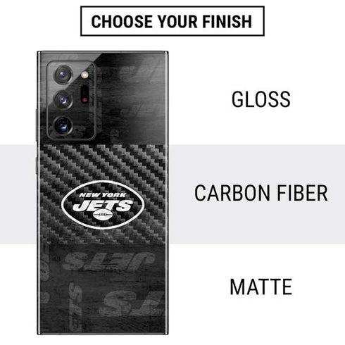 NFL New York Jets Black & White Galaxy Note20 Ultra 5G Skin