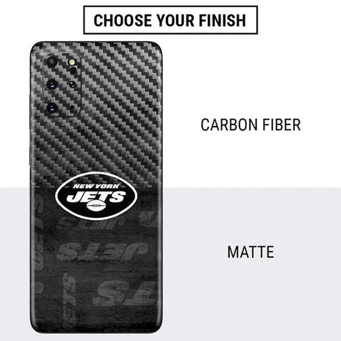 NFL New York Jets Black & White Galaxy S20 Plus Skin