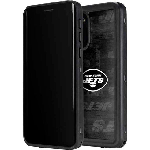 NFL New York Jets Black & White Galaxy S20 Plus Waterproof Case