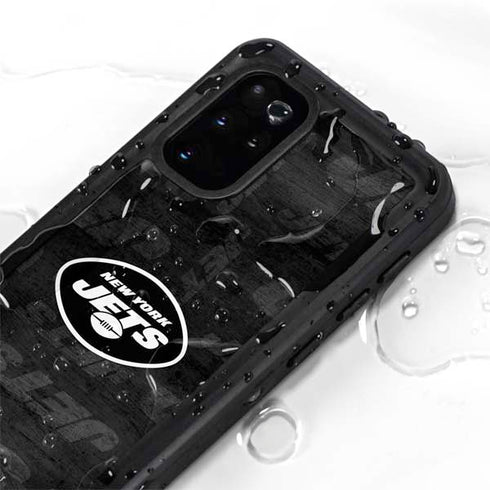 NFL New York Jets Black & White Galaxy S20 Plus Waterproof Case