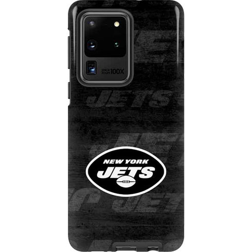 NFL New York Jets Black & White Galaxy S20 Ultra 5G Pro Case