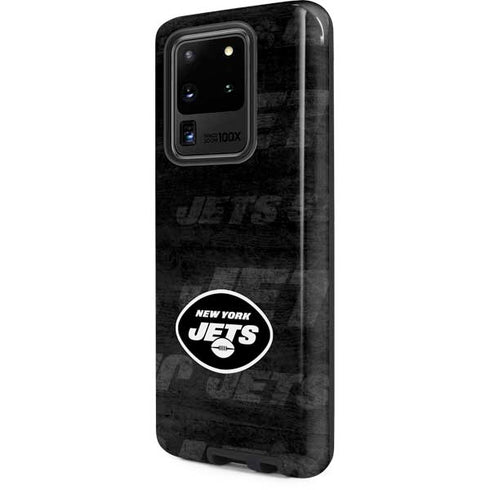 NFL New York Jets Black & White Galaxy S20 Ultra 5G Pro Case