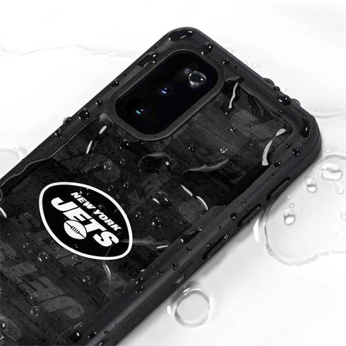 NFL New York Jets Black & White Galaxy S20 Waterproof Case