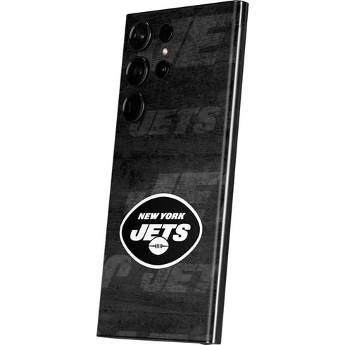 NFL New York Jets Black & White Galaxy Skins