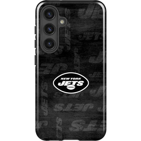 NFL New York Jets Black & White Galaxy S25 Impact Case