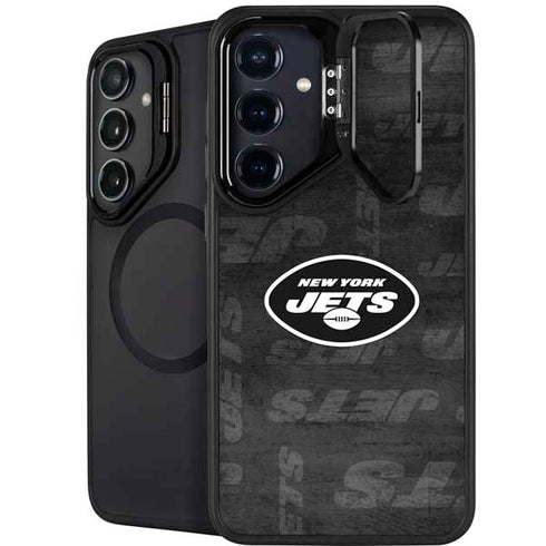 NFL New York Jets Black & White Galaxy S24 Kickstand Case