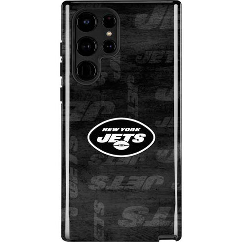 NFL New York Jets Black & White Galaxy S25 Ultra Impact Case