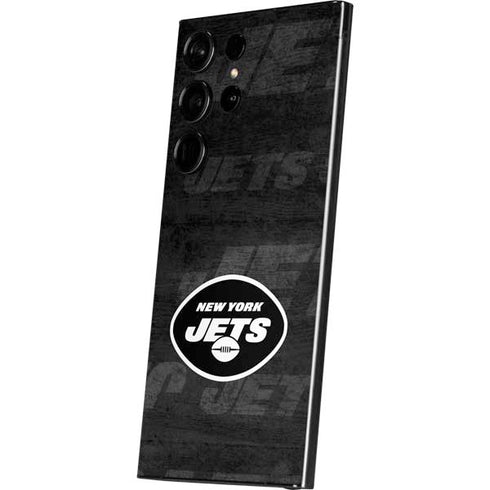NFL New York Jets Black & White Galaxy S25 Ultra Skin