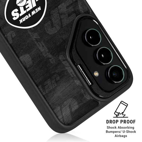 NFL New York Jets Black & White Galaxy S25 FE Kickstand Case