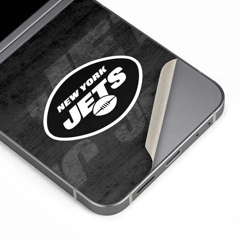 NFL New York Jets Black & White Galaxy Z Flip6 Skin