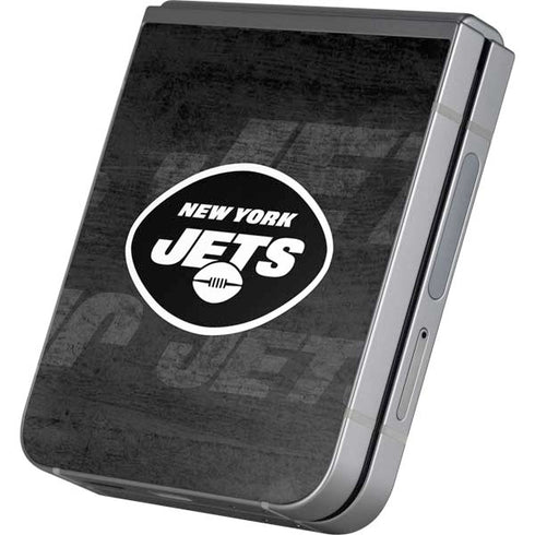 NFL New York Jets Black & White Galaxy Z Flip6 Skin
