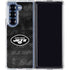NFL New York Jets Black & White Galaxy Z Fold6 Clear Case