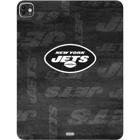 NFL New York Jets Black & White iPad Pro 13in M4 (2024) Skin