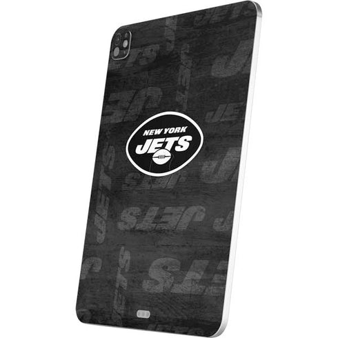 NFL New York Jets Black & White iPad Pro 13in M4 (2024) Skin